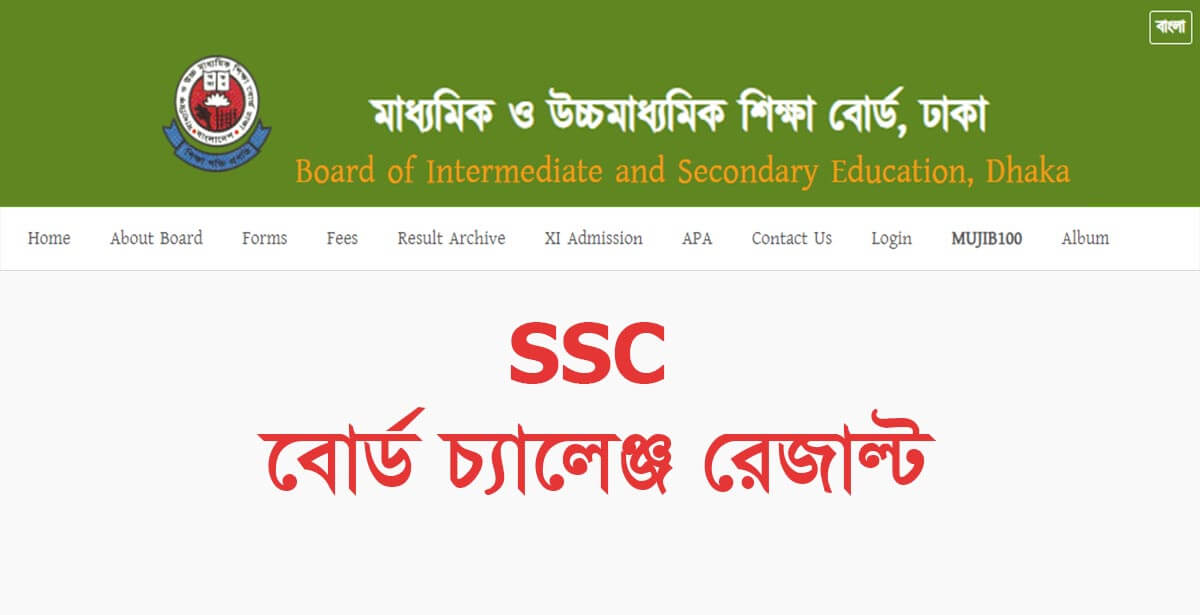 SSC Board Challenge Result 2023