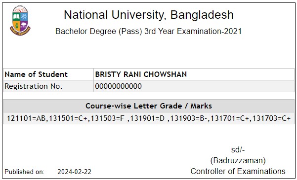 How to Check Degree 3rd Year Result 2024