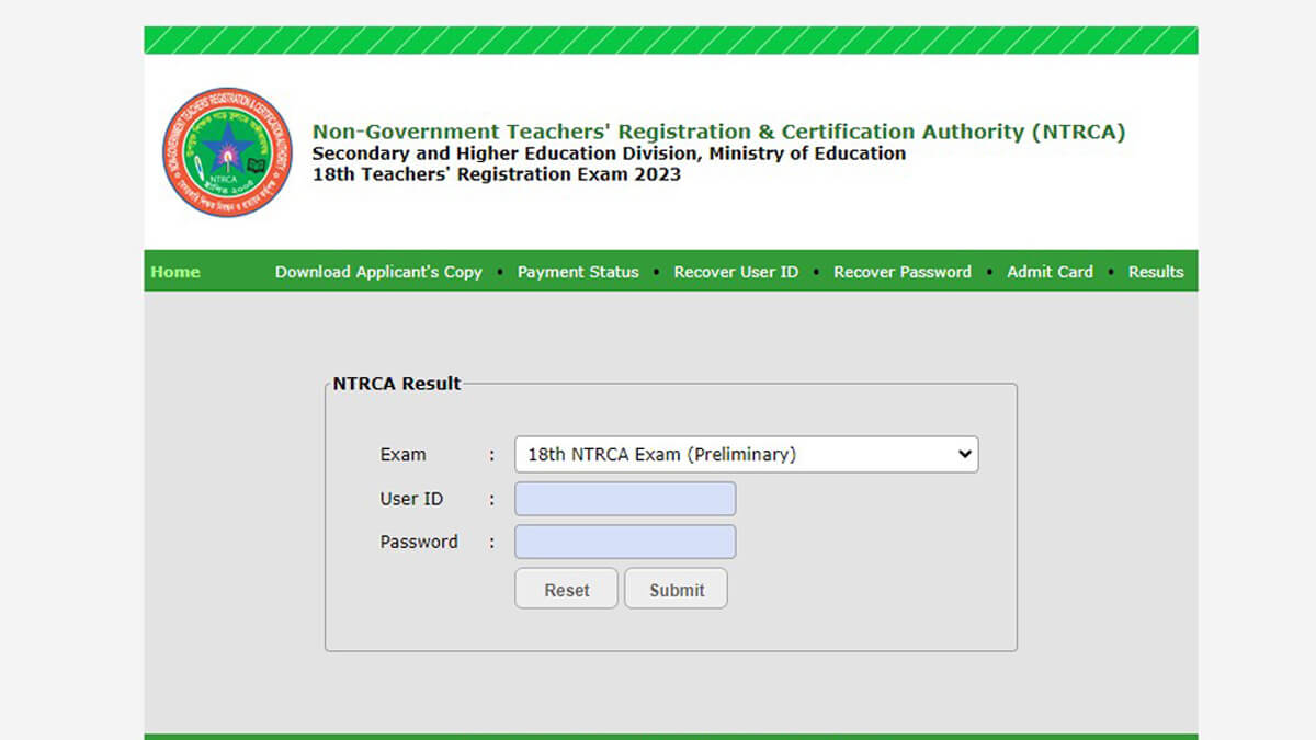 18th NTRCA Result