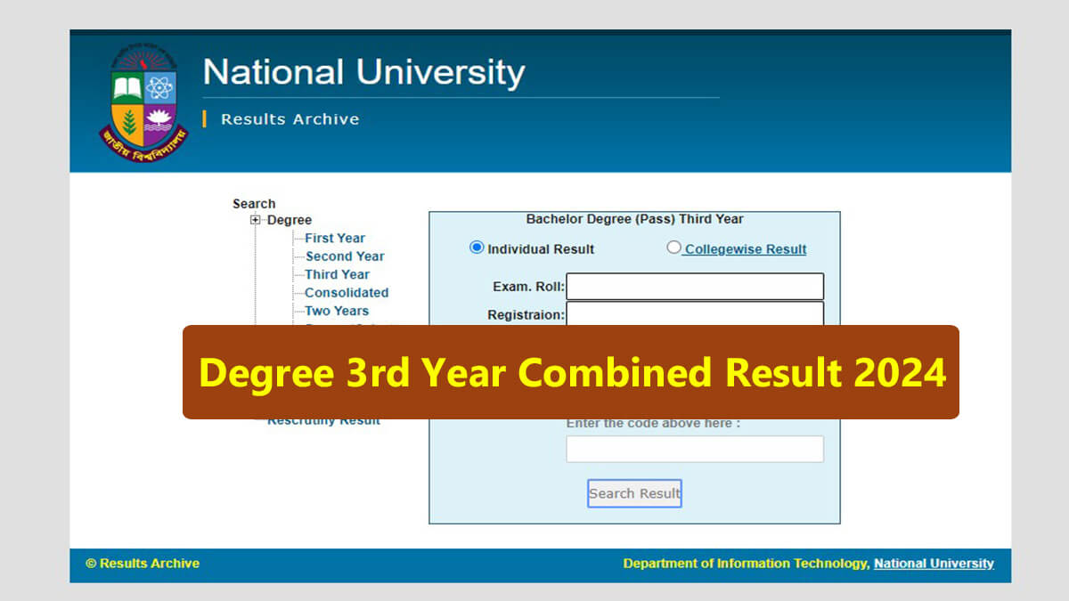 Degree 3rd Year Combined Result 2024