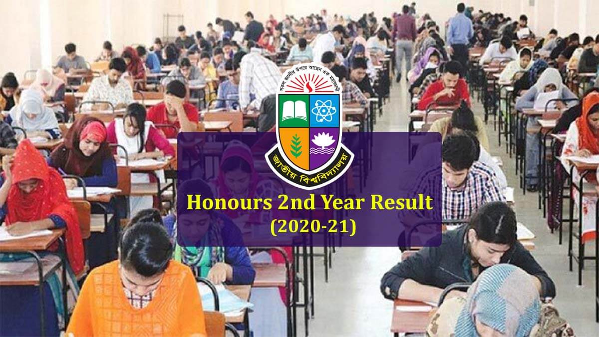 National University Honours 2nd Year Result 2024 session 2020-21