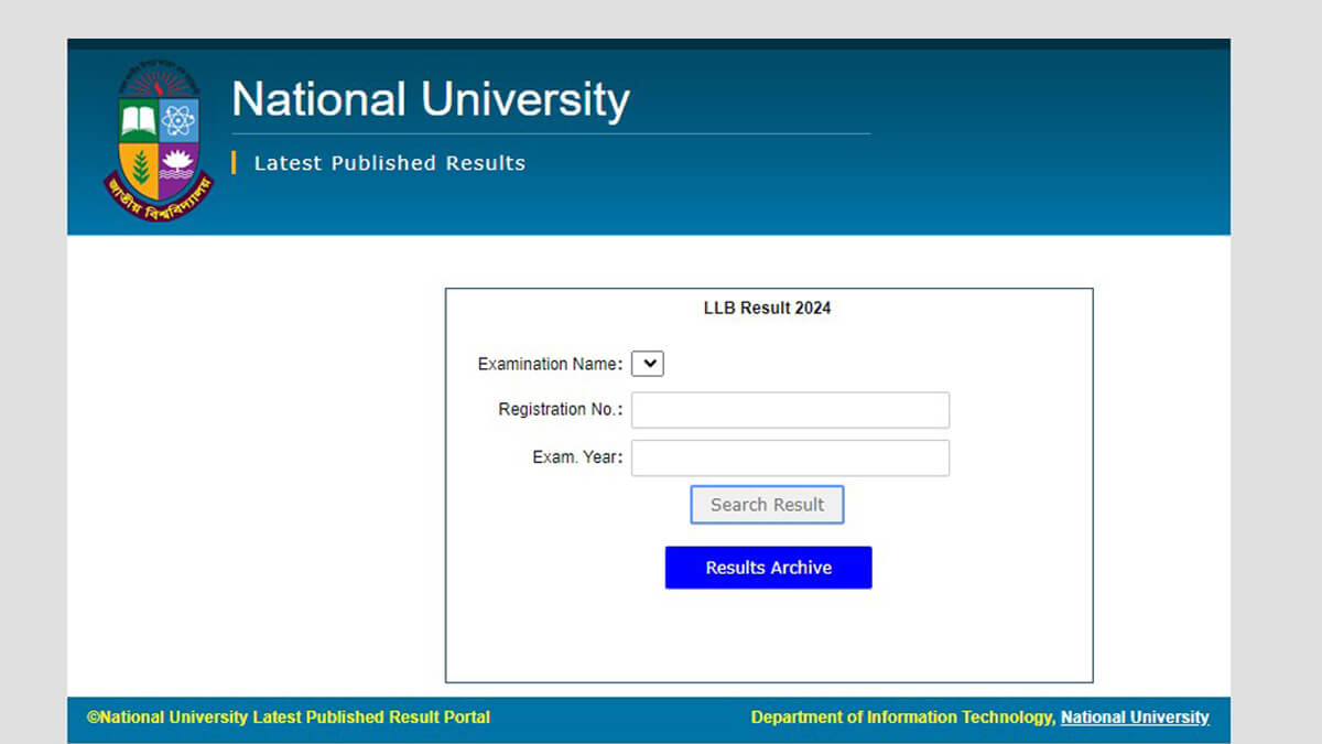 LLB Final Year Result 2024