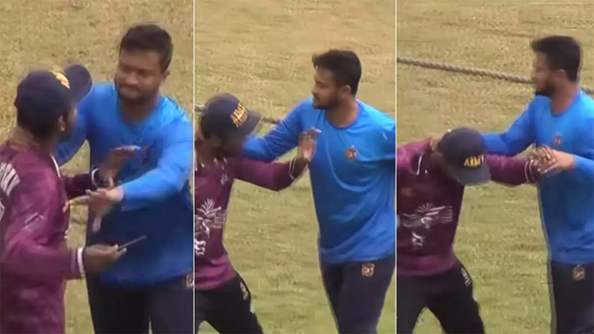 Shakib Al Hasan slapped a fan during DPL 2024 Match